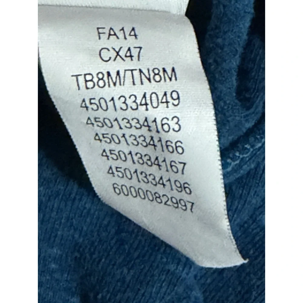 The North Face Shirt Mens Extra Large Seward Henley Blue Raglan Tri Blend